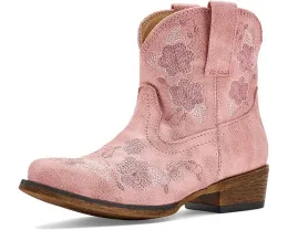Детские ковбойские сапоги Blossom с цветочной вышивкой и острым носком