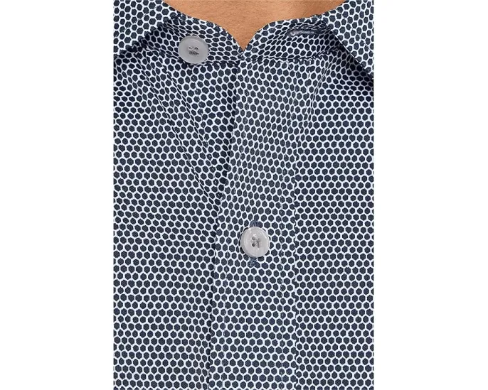 UNTUCKit рубашка Short Sleeve Lobo Performance Printed с коротким рукавом