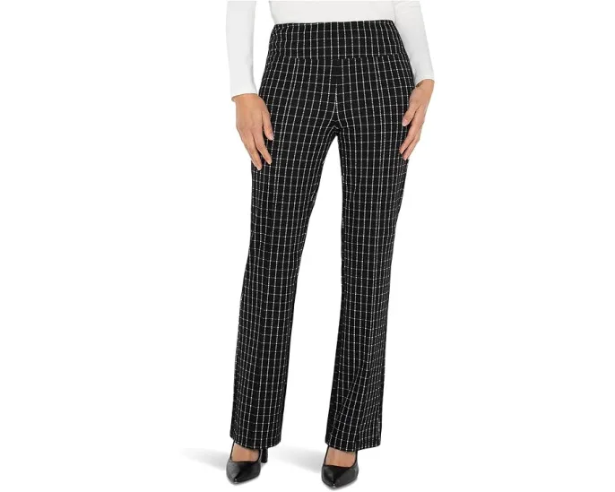 Брюки Liverpool Los Angeles Mid-Rise Pearl Full Length Flare с защипами