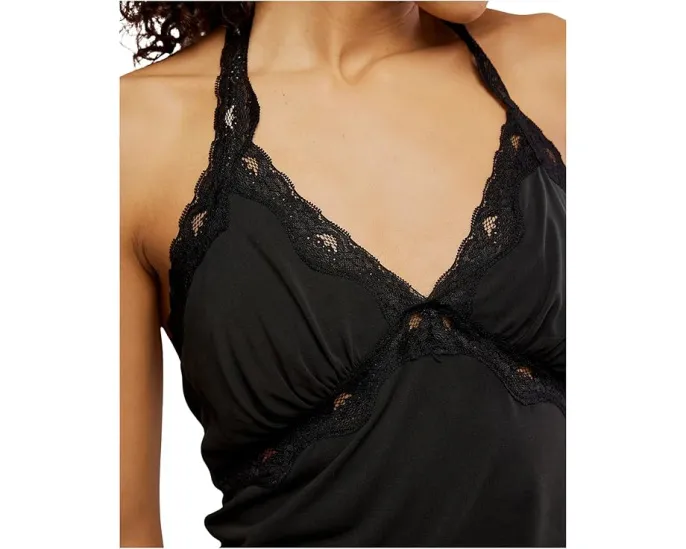 Топ Free People Brooke с вырезом-лодочкой и кружевом