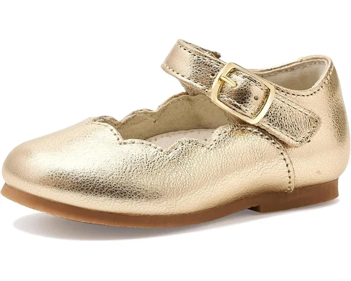 Балетки L'Amour Shoes Kids Sonia с фигурным краем и липучкой