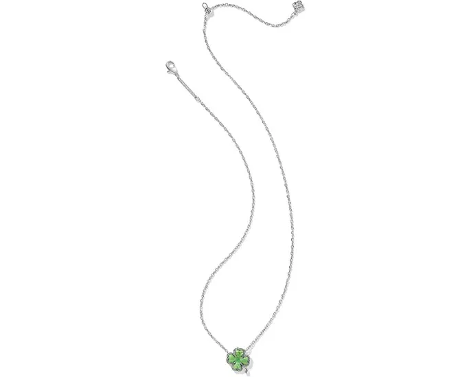 Короткое колье Kendra Scott Clover Pendant с подвеской в виде клевера