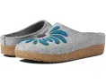Haflinger Blooming домашние тапочки с аппликацией и плоской подошвой