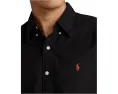 Polo Ralph Lauren рубашка Classic Fit Garment Dyed Oxford Polo Black