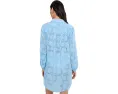 Стильный пляжный кардиган Sadira Clip с отложным воротником и длинными рукавами Lilly Pulitzer