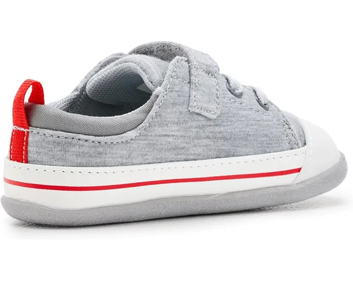 See Kai Run Первые шаги Stevie Mini из денима с гибкой подошвой для малышей
