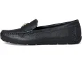 Мокасины COACH Sculpted C Leather Driver из кожи с логотипом на стельке