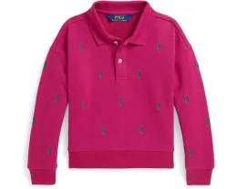 Polo Ralph Lauren Kids Свитшот-поло из флиса с принтом Polo Pony для малышей