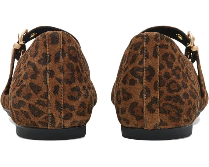 Туфли Мэри Джейн FitFlop Delicato из замши с леопардовым принтом