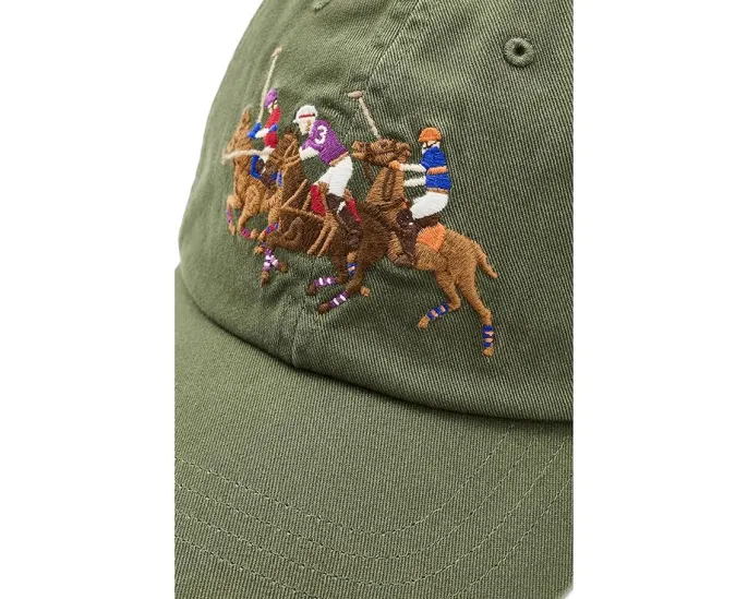 Бейсболка Triple-Pony Twill Ball Cap от Polo Ralph Lauren с вышивкой