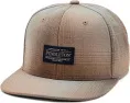 Plaid Flat Brim Hat