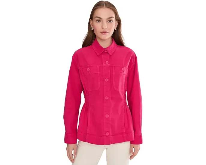 Куртка-рубашка Liverpool Los Angeles с рукавом 3/4 и накладными карманами