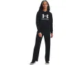 Худи Under Armour Rival Fleece с большим логотипом и капюшоном