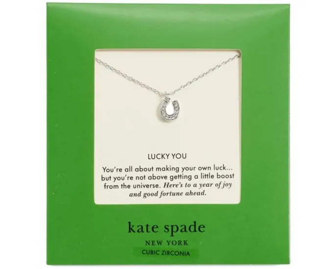 Кулон Kate Spade New York Lucky You для игривого акцента