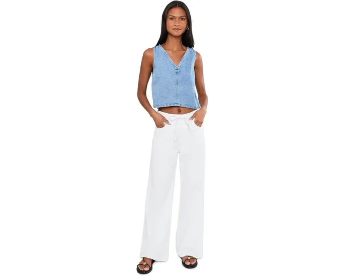 Брюки Ultimate Wide в цвете Tile White от Madewell