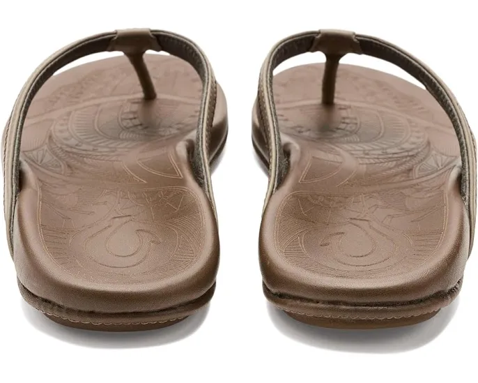 Сандалии OluKai Hiapo с ремнями из премиальной кожи и анатомической стелькой