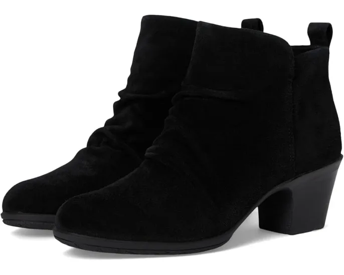 Ботильоны Comfortiva Brandy на устойчивом каблуке с водонепроницаемым верхом из замши