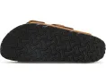 Сандалии Birkenstock Arizona Big Buckle из нубука с цветным принтом на стельке