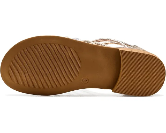 Steve Madden Glowee детские сандалии с металлическими бретелями и застежкой-молнией