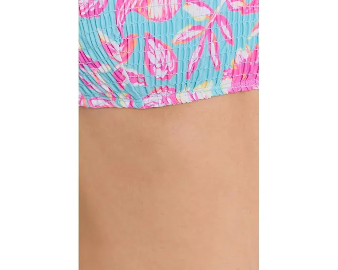 Бикини топ Tropical Glow из переработанного материала с регулируемыми бретелями