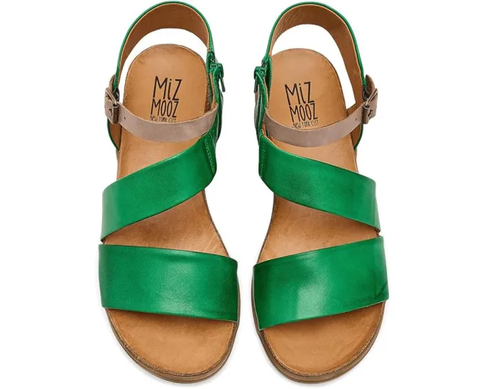 Босоножки Meadow от Miz Mooz с асимметричным верхом и молнией