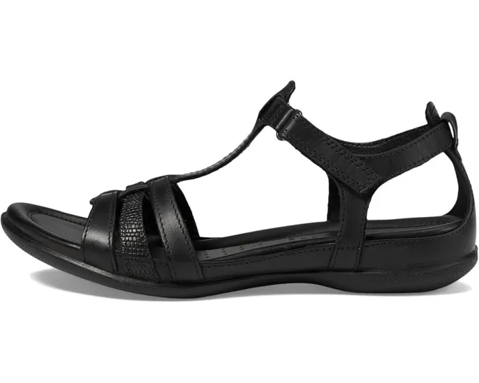 ECCO сандалии Flash T-Strap Sandal с кожаной стелькой и подошвой из ПУ