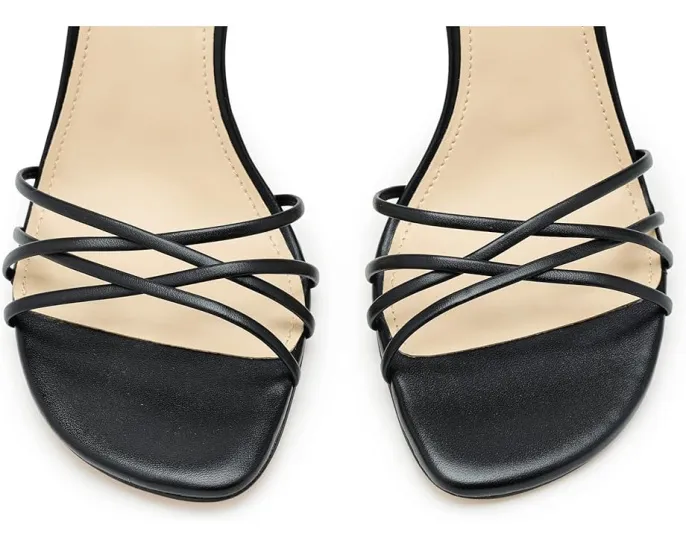 Вечерние сандалии Nine West Opela на высоком каблуке-стилетто с переплетением бретелей и лямками на щиколотке