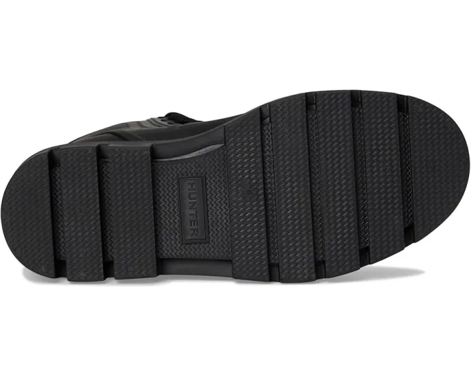 Водонепроницаемые утепленные ботинки Hunter Dianas до середины икры на шнуровке