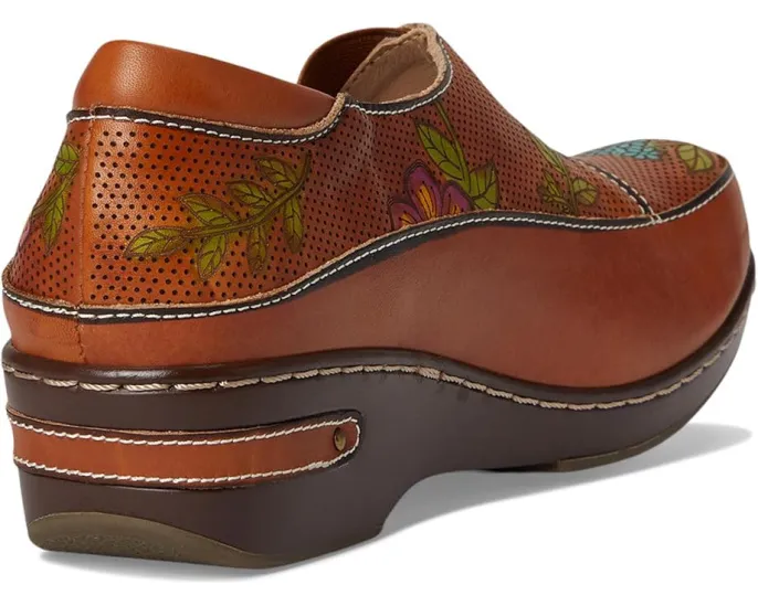 Клоги Burbank-Flower с перфорированными цветами и эластичной вставкой L'Artiste by Spring Step