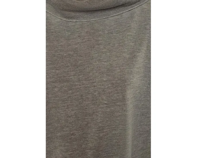 Свитшот с длинным рукавом и драпированным воротником-водолазкой Mod-o-doc