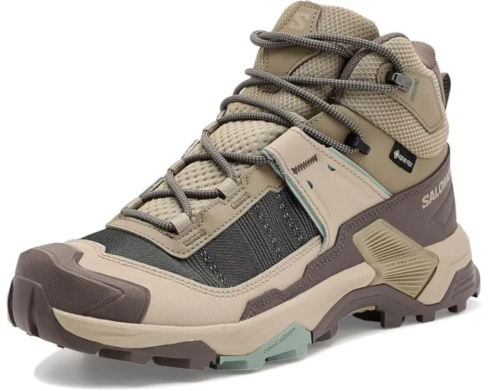 Трекинговые кроссовки Salomon X Ultra 5 Mid GORE-TEX® с верхом из кожи
