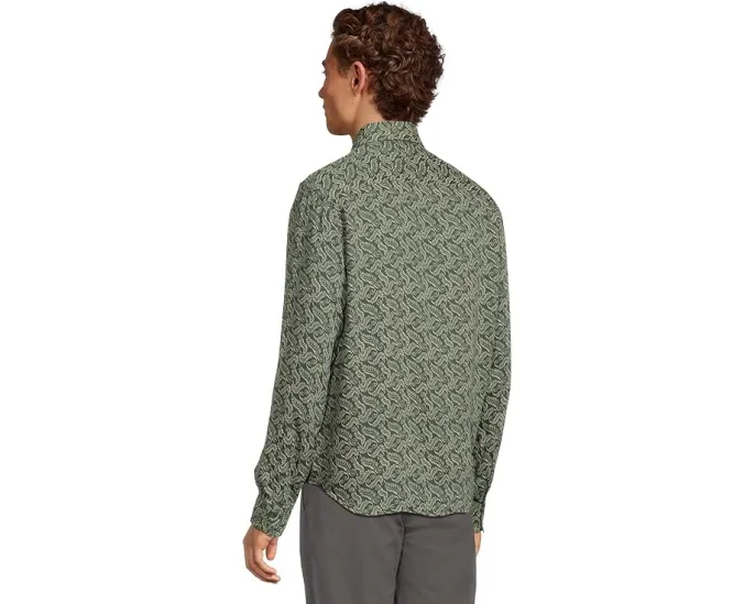 Рубашка John Varvatos Rodney Shirt с цветочным принтом