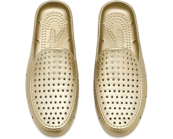 Floafers слайды Sunset Slide Metallic с поддержкой свода стопы