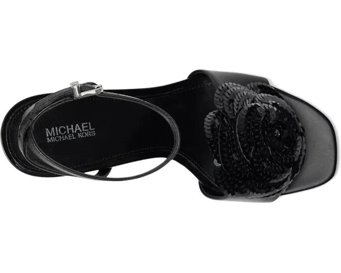 Босоножки Elodie на шпильке с цветочным декором от MICHAEL Michael Kors