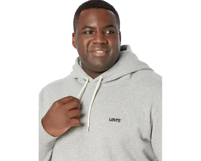 Толстовка Levi's Big & Tall Logo с капюшоном и карманом