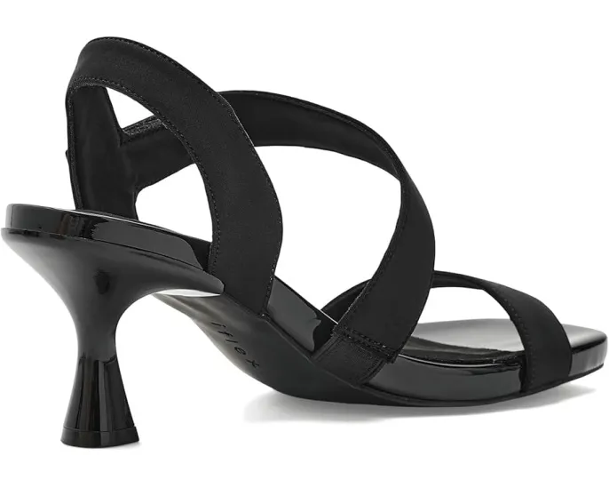 Босоножки Anne Klein Justin из стрейч-материала на каблуке-рюмочке