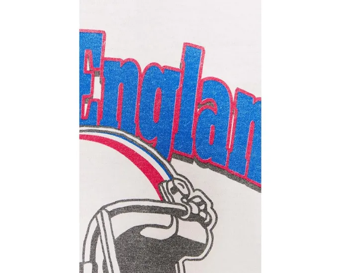 Футболка Junk Food Clothing NFL New England Patriots с ретро шлемом