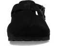 Клоги Birkenstock Tokio из замши с задним ремешком на пряжке
