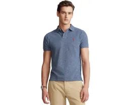 Поло Polo Ralph Lauren Custom Slim Fit с сетчатой структурой и приталенным кроем