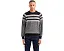 Свитер Armani Exchange Ax Striped в полоску с круглым вырезом