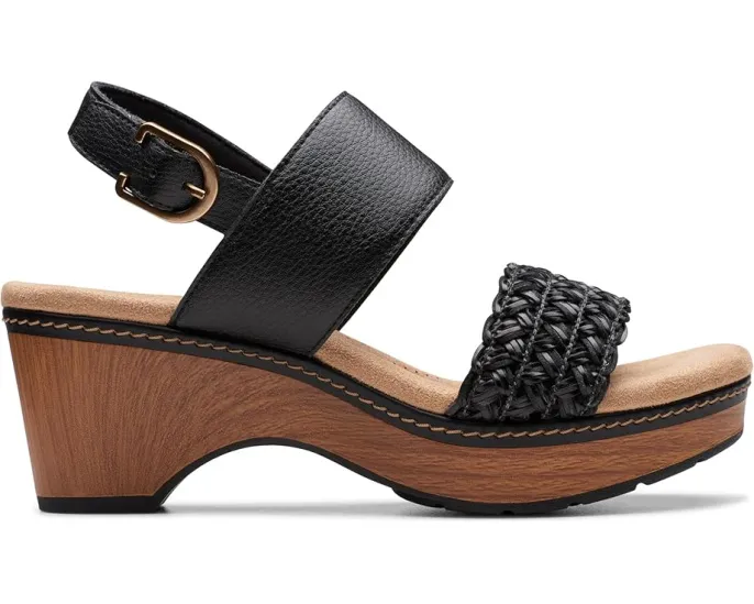 Сандалии Clarks Seannah Step с ремешком на щиколотке и застежкой на липучке