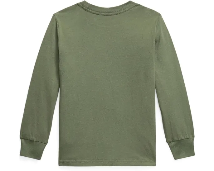 Длинный рукав Polo Ralph Lauren для малышей и детей из хлопкового джерси