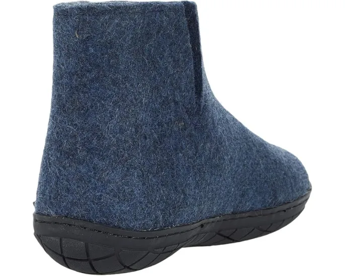 Glerups шерстяные ботинки с резиновой подошвой для дома и улицы