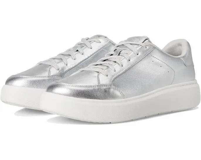 Кроссовки FitFlop Rtg из металлизированной кожи с эргономичной стелькой