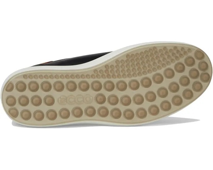 Кроссовки ECCO Soft 7 Easy Slip с кожаным верхом и эластичными шнурками