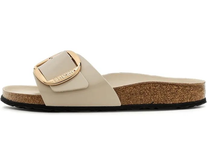 Сандалии Birkenstock Madrid Big Buckle с открытым носком и пробковой стелькой
