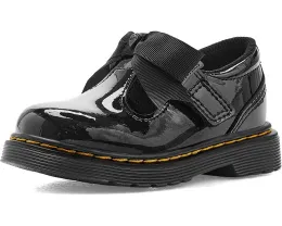 Dr. Martens детские туфли Polley II Bow с бантом на липучке