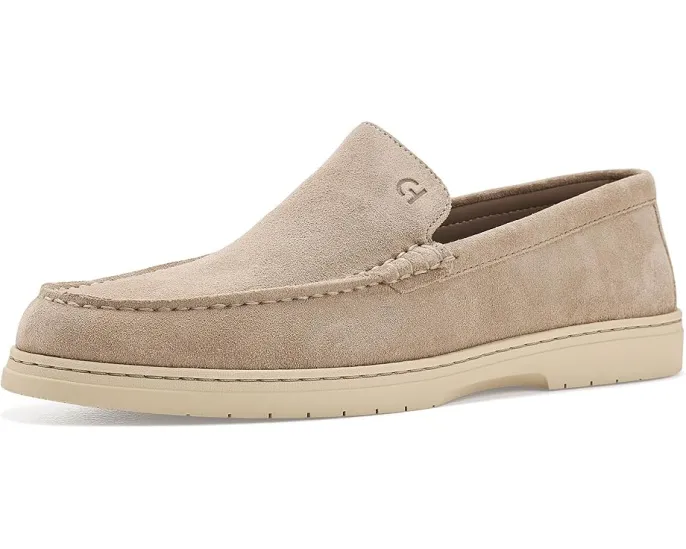 Лоферы Greenwich Grand Venetian Cole Haan из замши с округлым мысом
