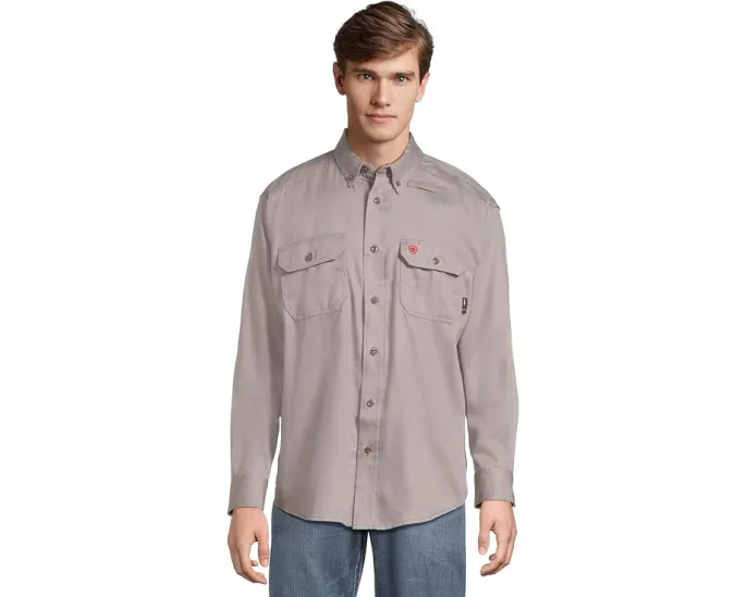 Рабочая рубашка Ariat FR Solid с длинными рукавами и огнестойкой тканью