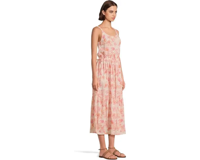 Splendid Макси-платье Sutton Floral с цветочным принтом и многоярусным дизайном